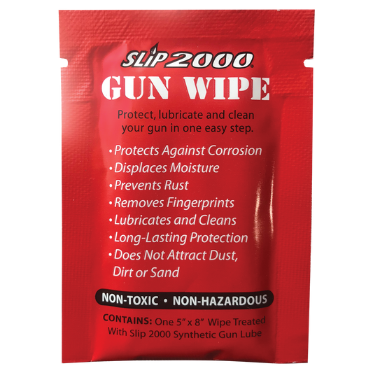 Gun Wipes - Pre-Lubricated, Individually Wrapped Gun Wipe