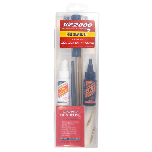 Extreme Rifle/Pistol Cleaning Box Kit - .22 / .223 Cal / 5.56mm