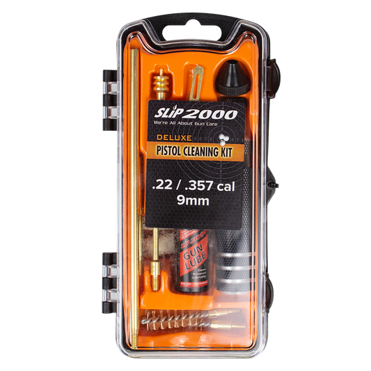 OUT OF STOCK - Deluxe Pistol Cleaning Kit - .22 / .357 / .38 Cal / 9mm