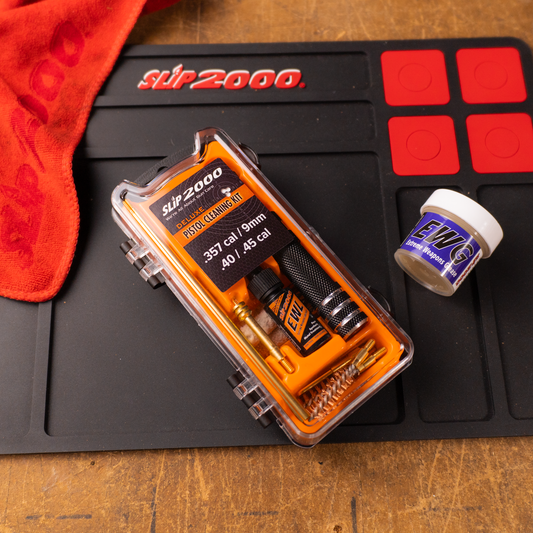 Deluxe Pistol Cleaning Kit - .357 / .38 / 9mm / .40 / .45 Cal