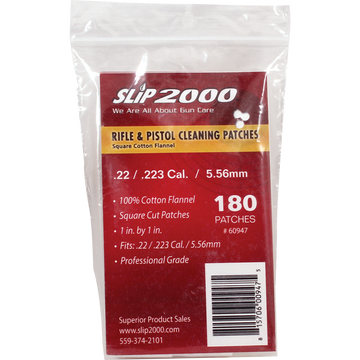 1" Square Cleaning Patches - .22 / .223 Cal / 5.56mm