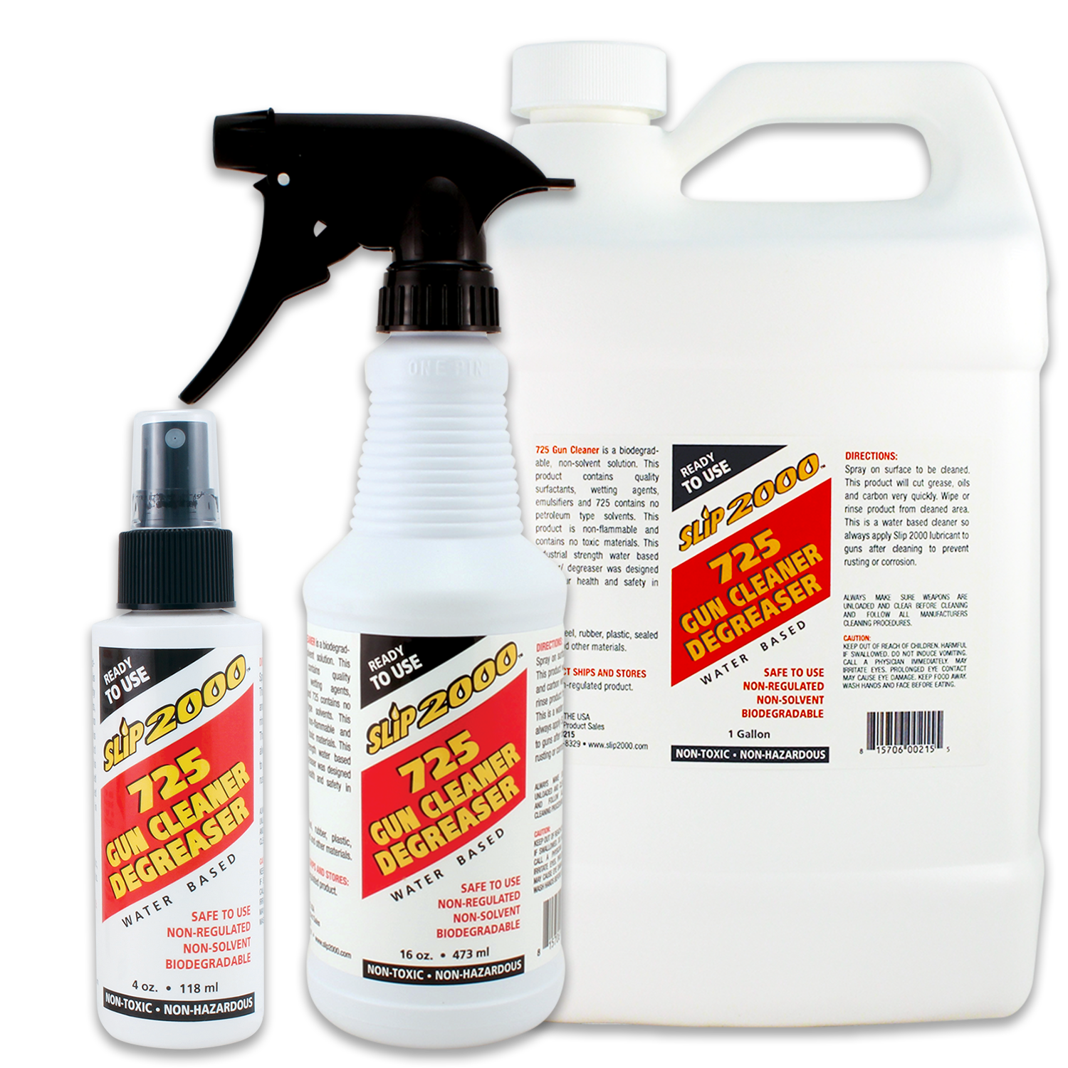 Slip 2000 725 Gun Cleaner : Non-Toxic Firearm Cleaner & Degreaser Slip 2000 725 Gun Cleaner : Non-Toxic Firearm Cleaner & Degreaser