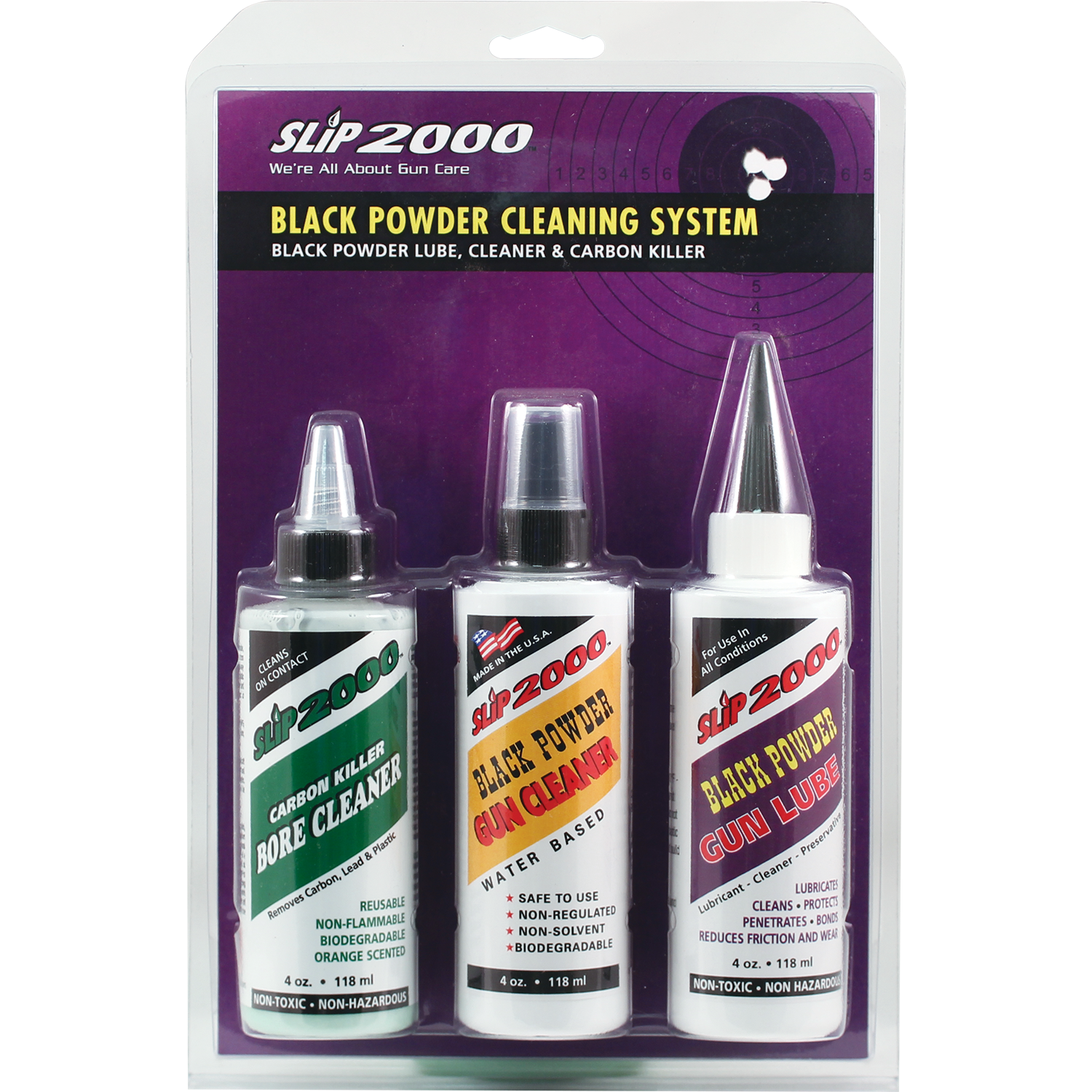 Black Powder Cleaning System 4oz Combo Pack