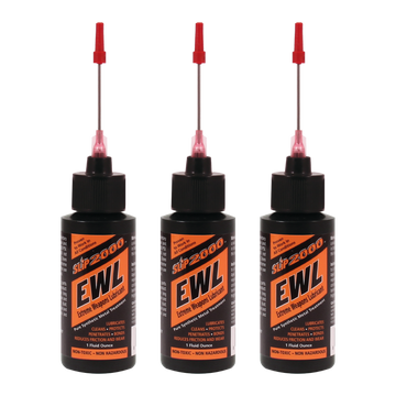 1oz. Empty EWL Bottles with Metal Needle Tips - 3 Pack