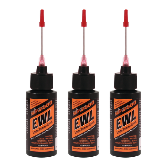 1oz. Empty EWL Bottles with Metal Needle Tips - 3 Pack