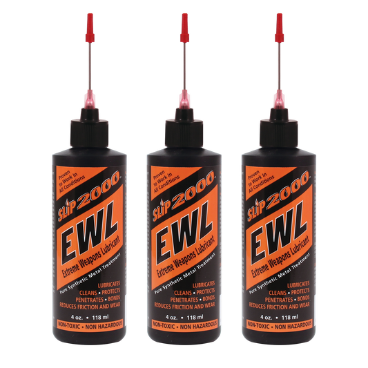 4oz. Empty EWL Bottles with Metal Needle Tips - 3 Pack