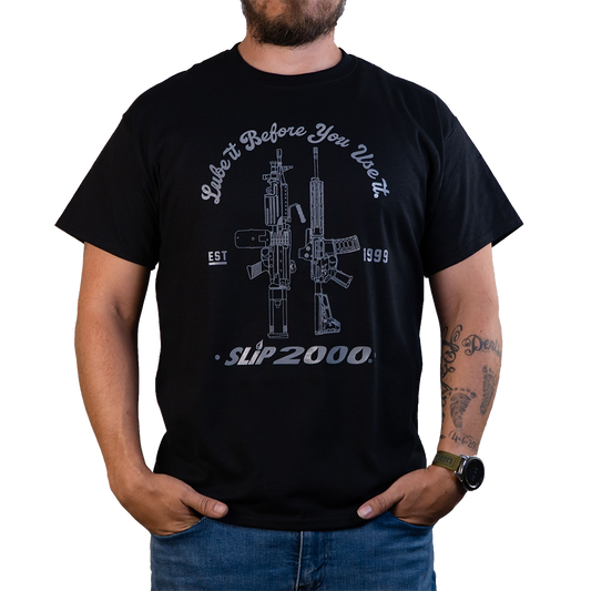 Vertical Script T-Shirt