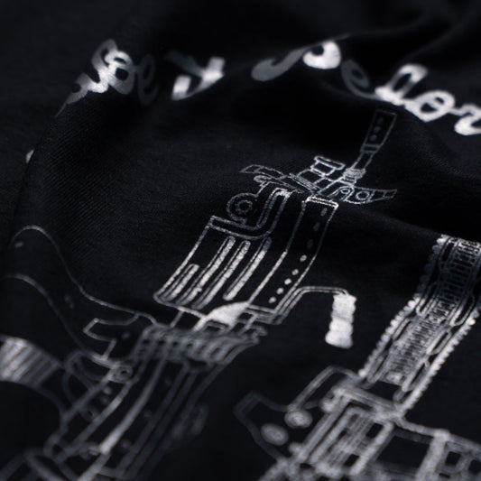 Vertical Script T-Shirt