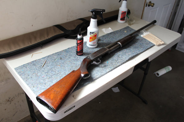 Shotgun Blast From the Past: Cleaning an Ithaca Model 37 with 725 cleaner