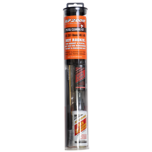 Rookie Pistol Cleaning Kit - .22 / .357 / 9mm / .40 / .45