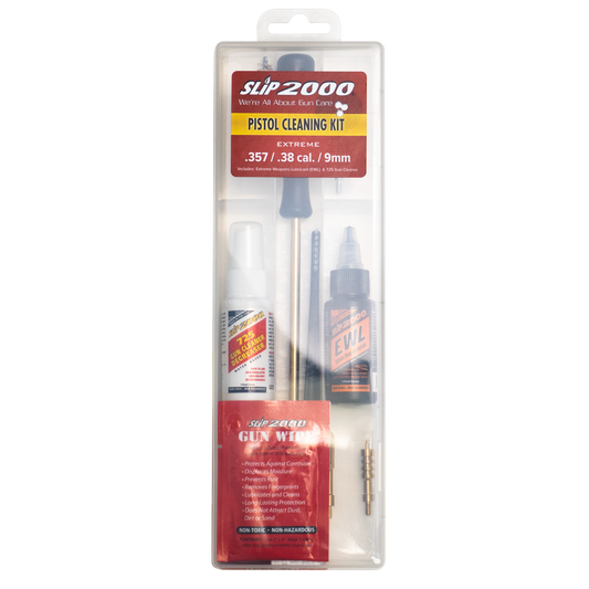 Extreme Pistol Cleaning Box Kit - .357 / .38 cal / 9mm