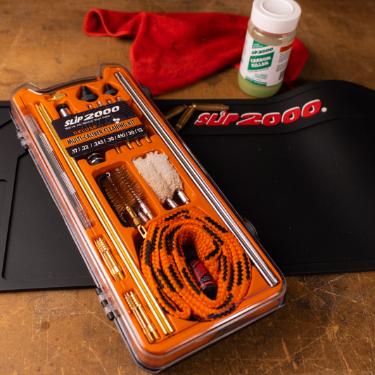 Deluxe Multi-Caliber Cleaning Kit - .17 / .22 / .243 / .25 / .30 Cal / .410 / 20 / 12 Gauge