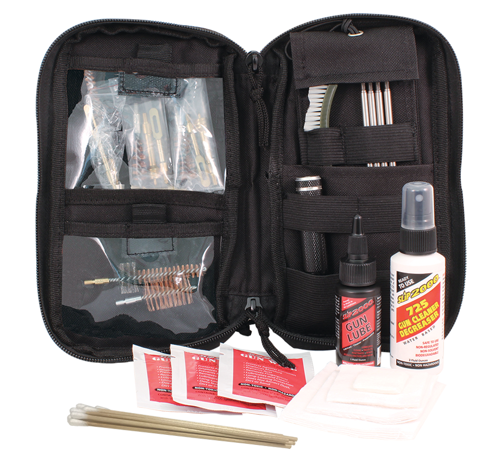 OUT OF STOCK - Tactical Cleaning Kit - 3 Gun - .22 / .223 / .357 / .40 Cal / 9mm / 12 Gauge