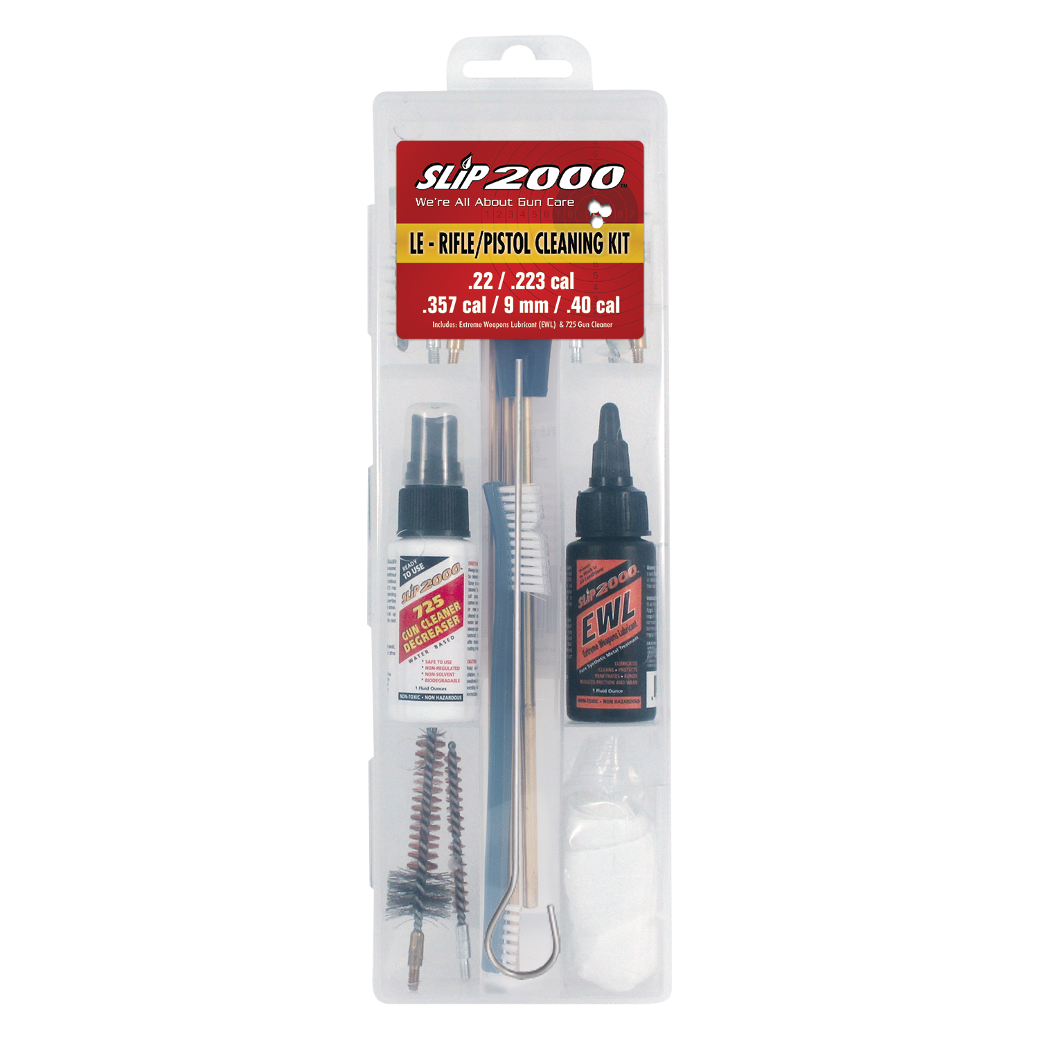 Law Enforcement Cleaning Kit - .22 / .223 / .357 / 9mm / .40 Cal